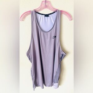 Boxraw Silver Boxing Work Out Men’s Razorback Tank Top Size: Large